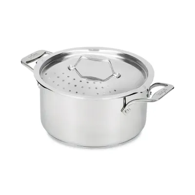 All Clad Stainless Steel Simply Strain Multipot 6 Qt