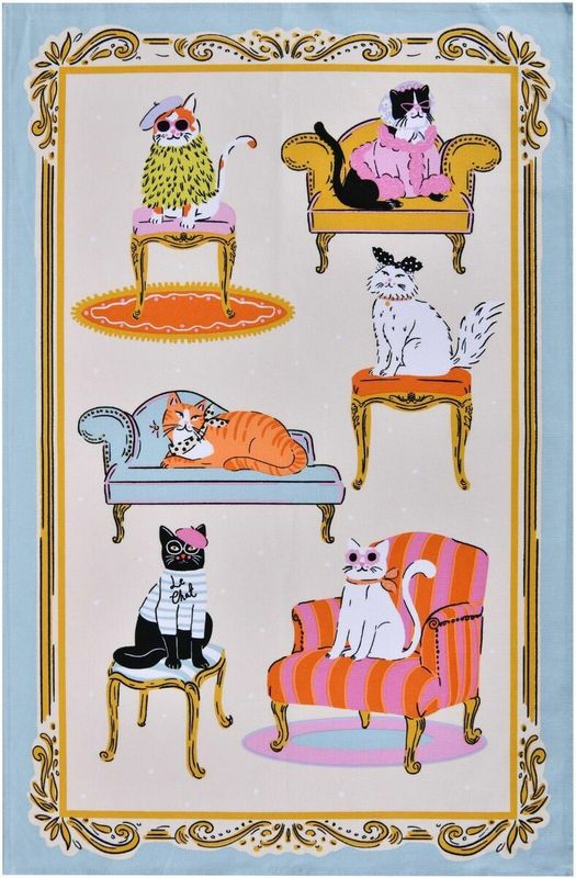 Ulster Weavers Cool Cats Cotton Tea Towel