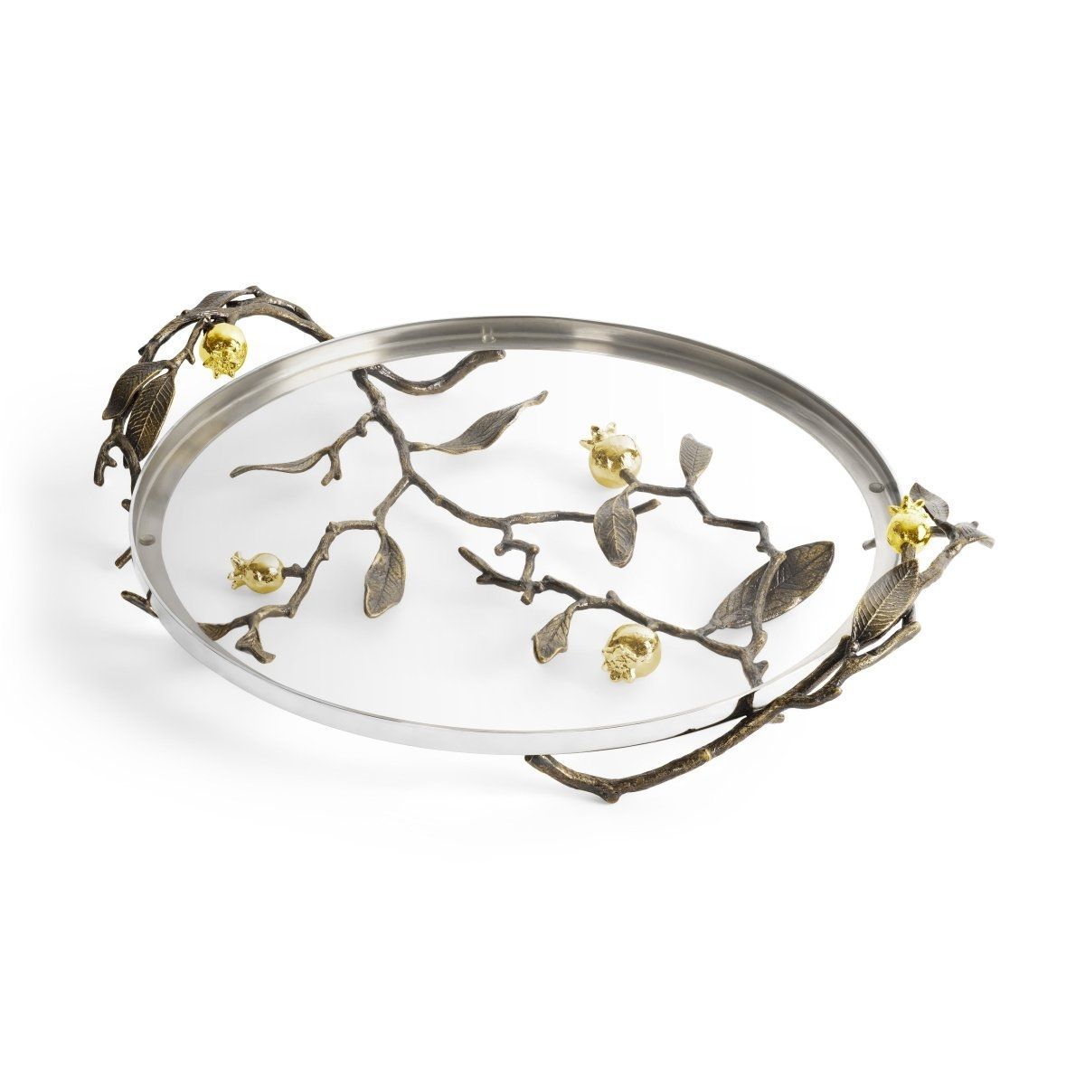 Michael Aram Pomegranate Glass Serving Platter