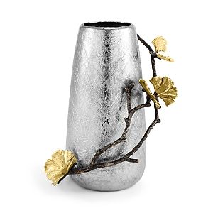 Michael Aram Butterfly Ginkgo Gold Vase Small