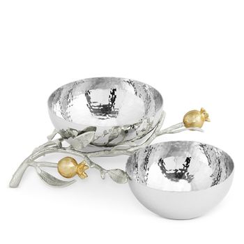 Michael Aram Pomegranate Double Bowl