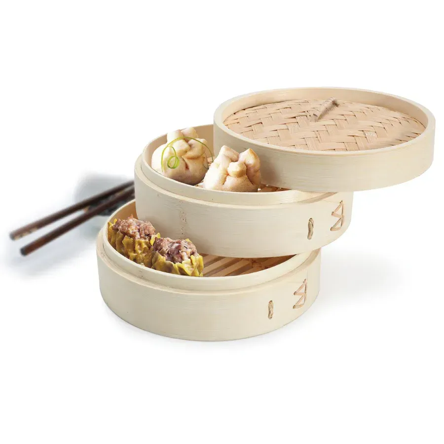 Danesco Zen Two Tier Bamboo Steamer