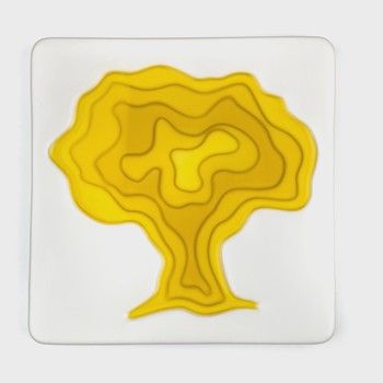 Style de Vie Ceramic Olive Oil Tree Dish