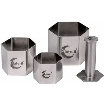 Plate-It Garnish Rings w/Pusher