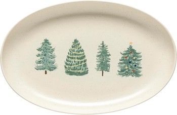 Casafina Pacifica Christmas Tree Oval Platter Casafina Pacifica Christmas Tree Oval Platter