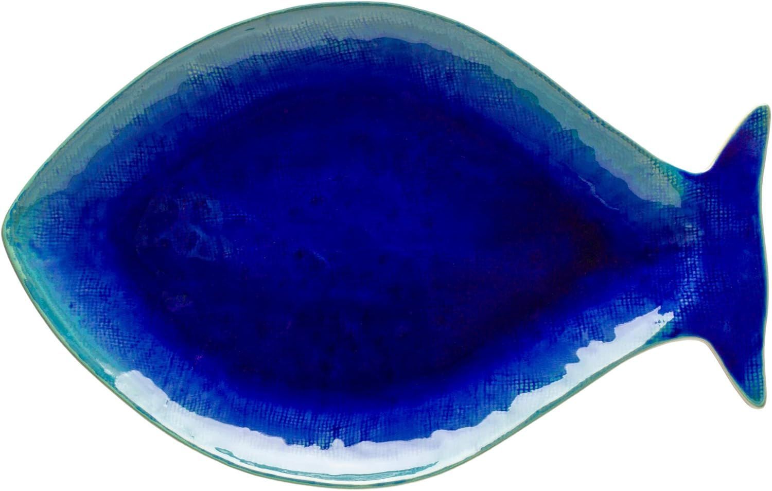 Casafina Dori Dourada Platter Large, Colour: Atlantic Blue