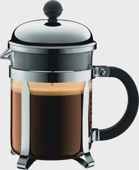 Bodum Chambord French Press Coffee Maker  Chrome 4 cup