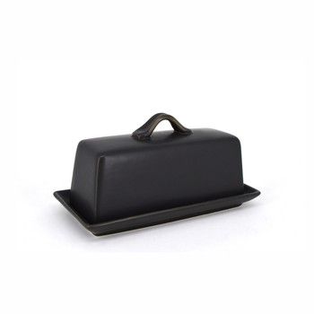 BIA Park West Butter Dish Black