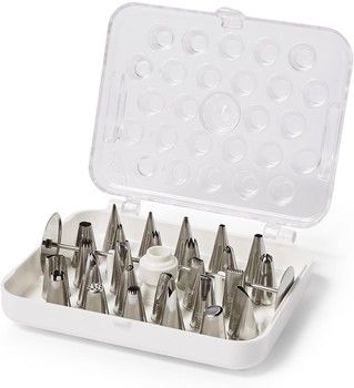 Ateco Decorating Tube Set Stainless Steel 29 pc