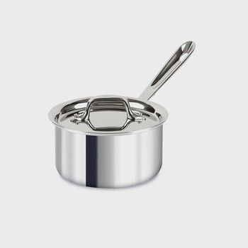 All Clad D3 Sauce Pan w/Lid 1.5 Qt