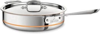 All Clad Copper Core Saute Pan 5 Qt