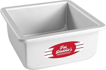 Fat Daddio’s Square Layer Cake Pan 6 in x 6 in x 3 in
