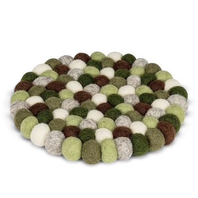 Abbott Felted Ball Trivet