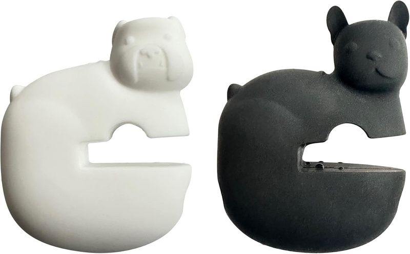 Fox Run Silicone Bulldog Pot Clips