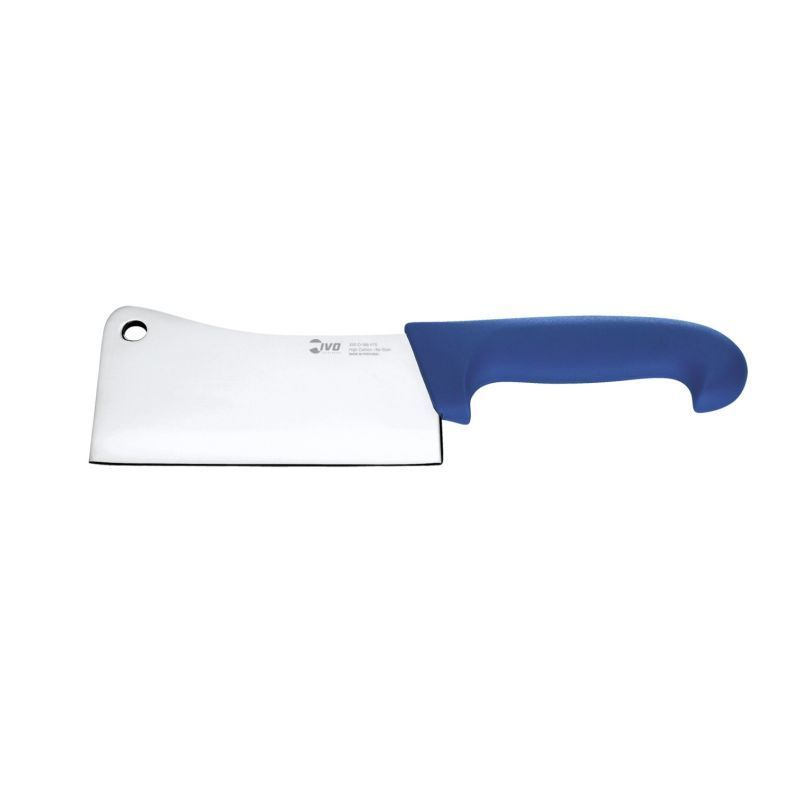 IVO EuroPro Cleaver w/Blue Handle 6 in