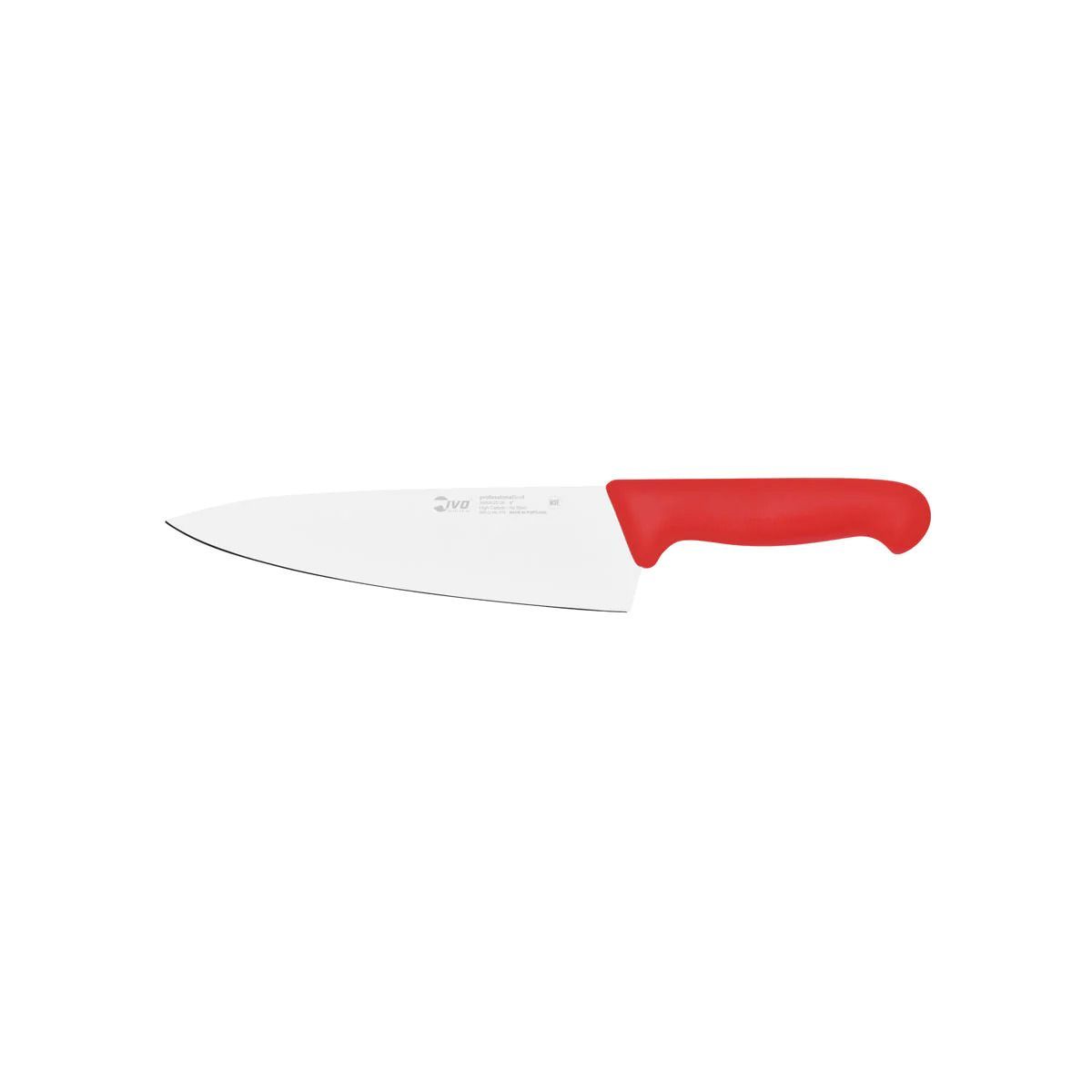 IVO Chef’s Knife w/Red Handle 8 in