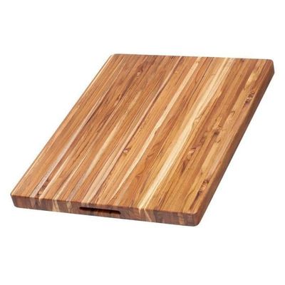 Teak Haus Edge Grain Carving Board 16 in x12 in Teak Haus Edge Grain Carving Board 16 in x12 in