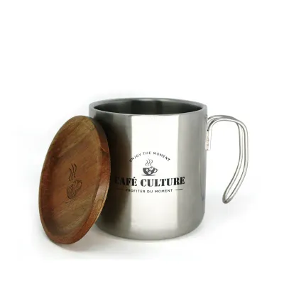 Cafe Culture Stainless Steel Mug 450ml