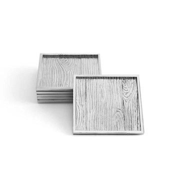 Michael Aram Ivy & Oak Coaster Set of 6