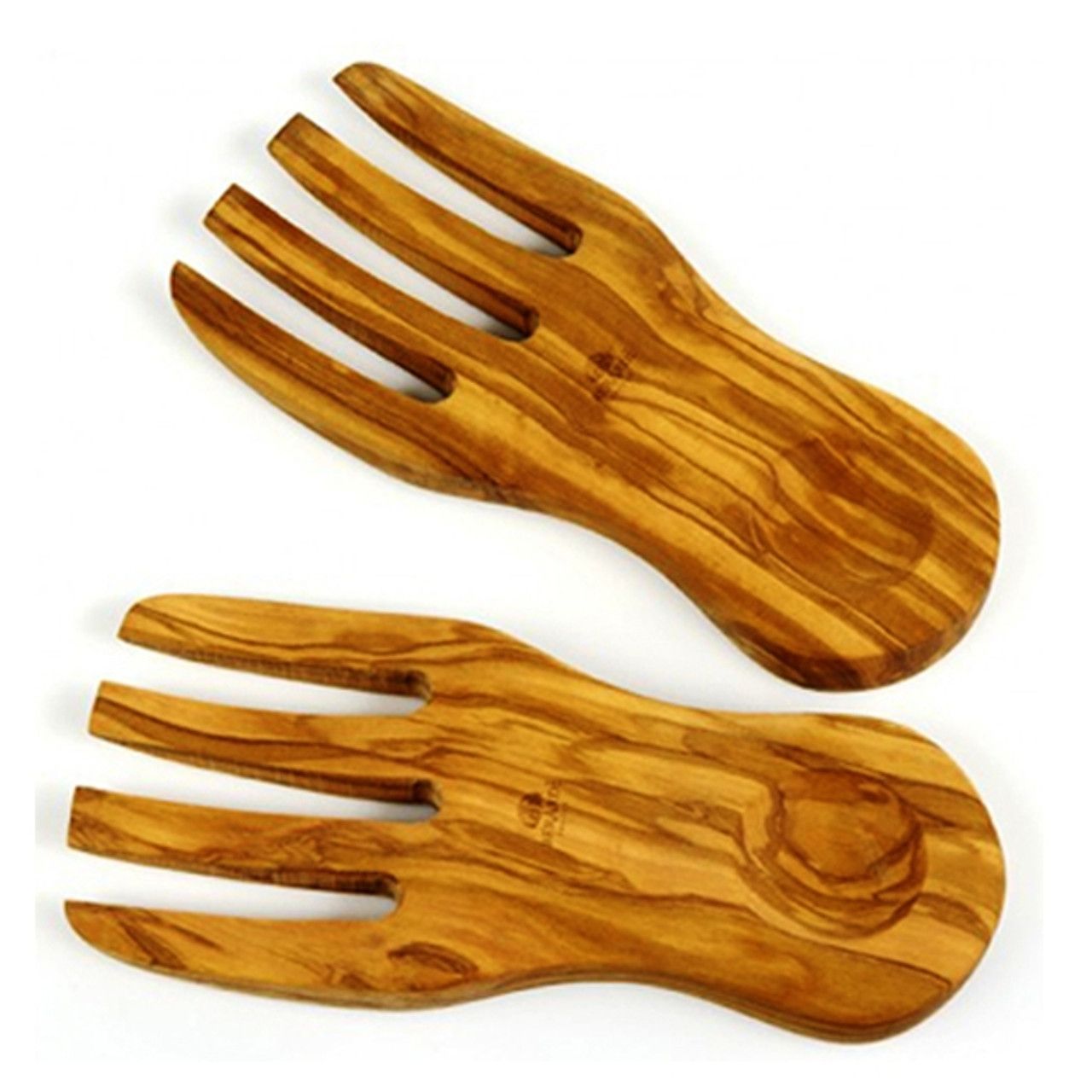 Berard Olivewood Salad Hands Set of 2