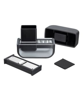 Microplane Garlic Mincer & Slicer Black