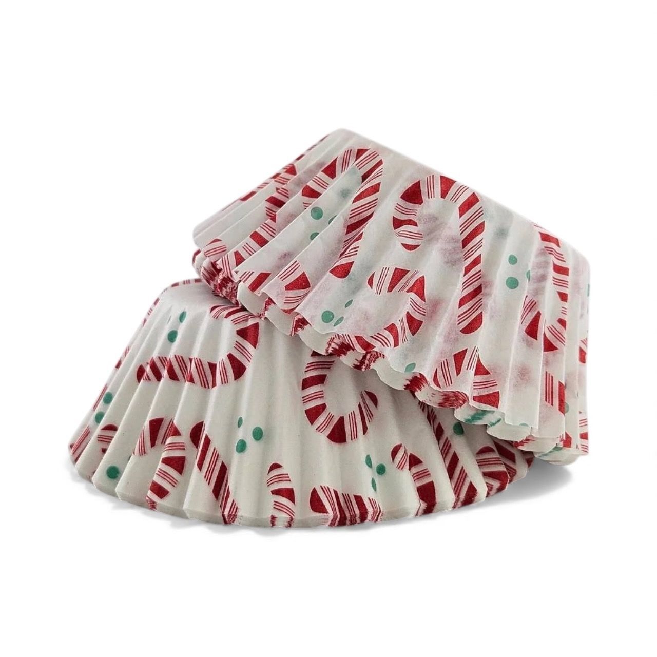 Fox Run Candy Cane Bake Cups Pack of 50