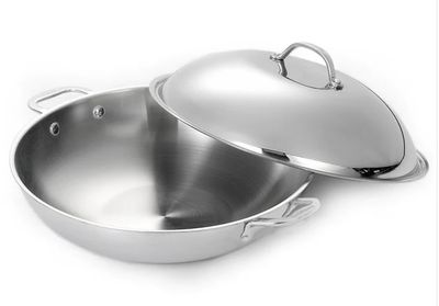 Cuisinox Super Elite Covered Wok 14.5 in/36 cm