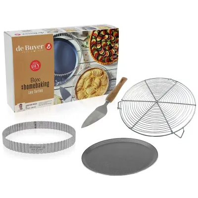 de Buyer Box Homebaking Les Tartes Set 4 pc