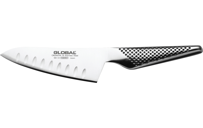 Global GS-55 Fluted Oriental Santoku 4.75 in/12 cm Global GS-55 Fluted Oriental Santoku 4.75 in/12 cm
