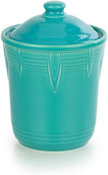 Fiestaware Chevron Canister Small 1 Qt, Colour: Turquoise