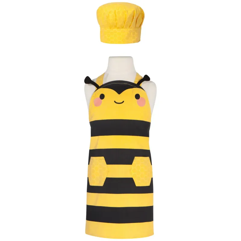 Danica Jubilee Kid’s Apron and Hat Bumblebee Daydream