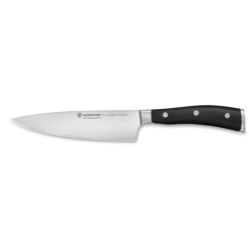 Wusthof Classic Ikon Chef's Knife Black 6 in /16 cm