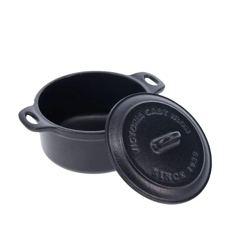 Victoria  Cast Iron Mini Cocotte 4 in