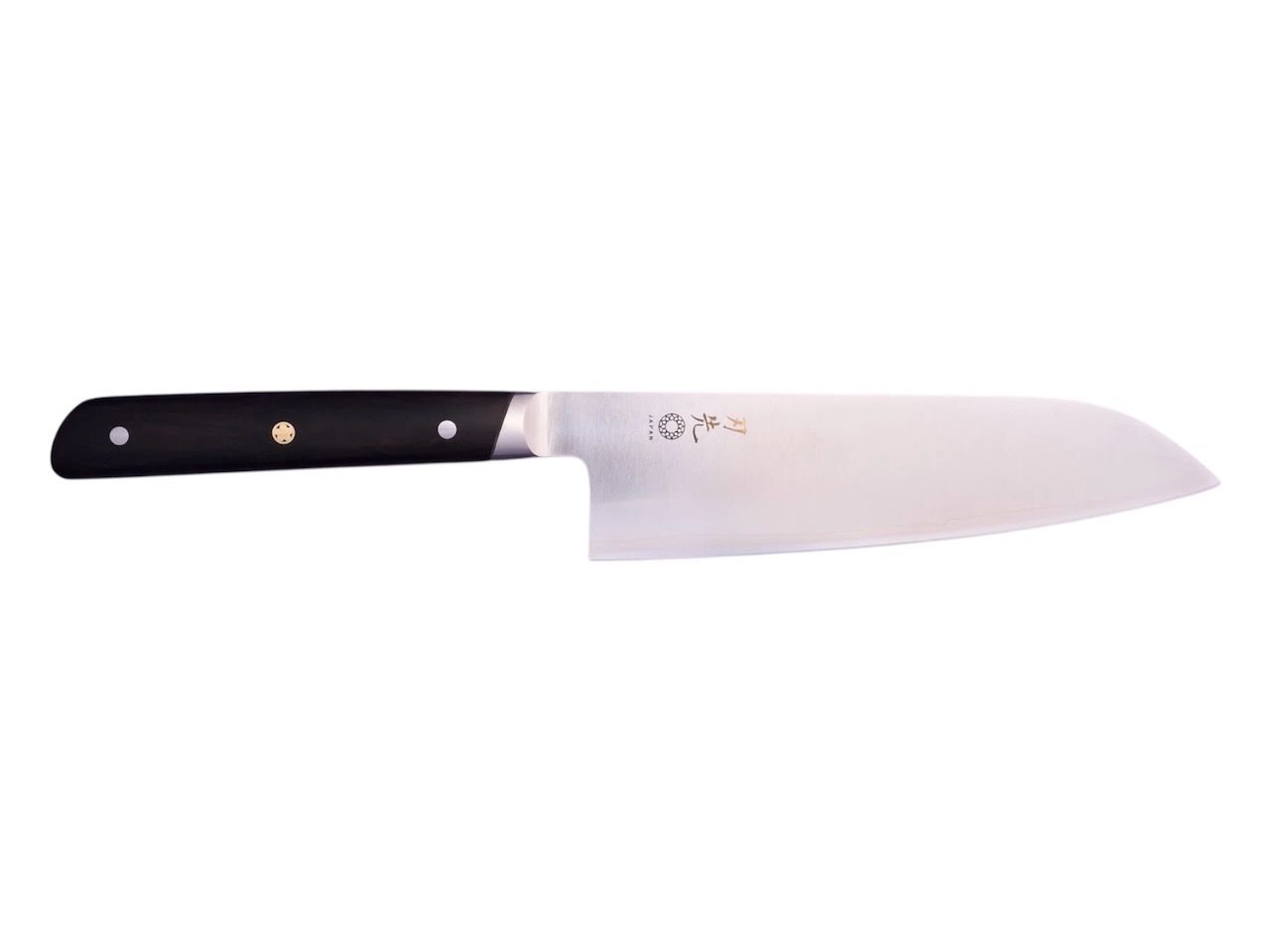 Hazaki Santoku Knife w/Ebony Handle