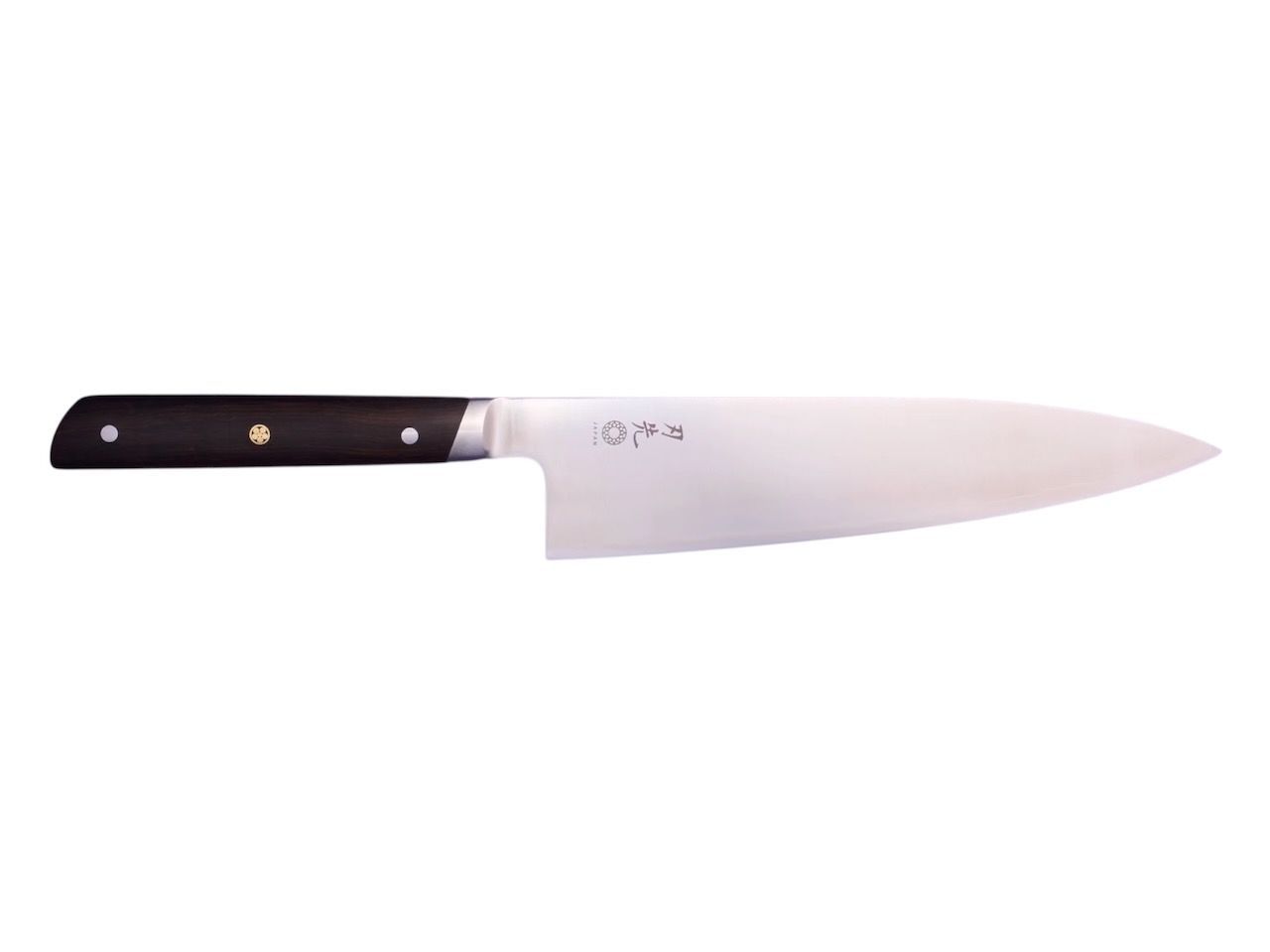 Hazaki Gyuto Knife w/Ebony Handle 8 in