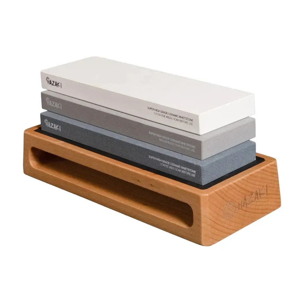 Hazaki Whetstone Sharpening Kit 3 piece
