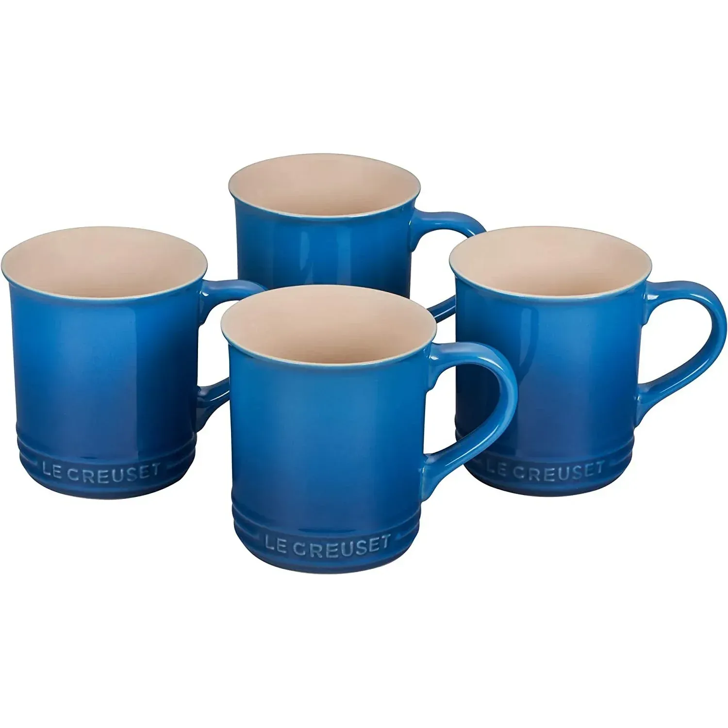 Le Creuset Classic  Mugs Blueberry 4 pc