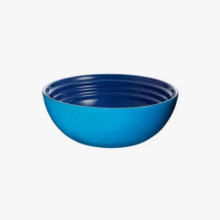 Le Creuset Classic Cereal Bowls Set of 4, Colour: Blueberry