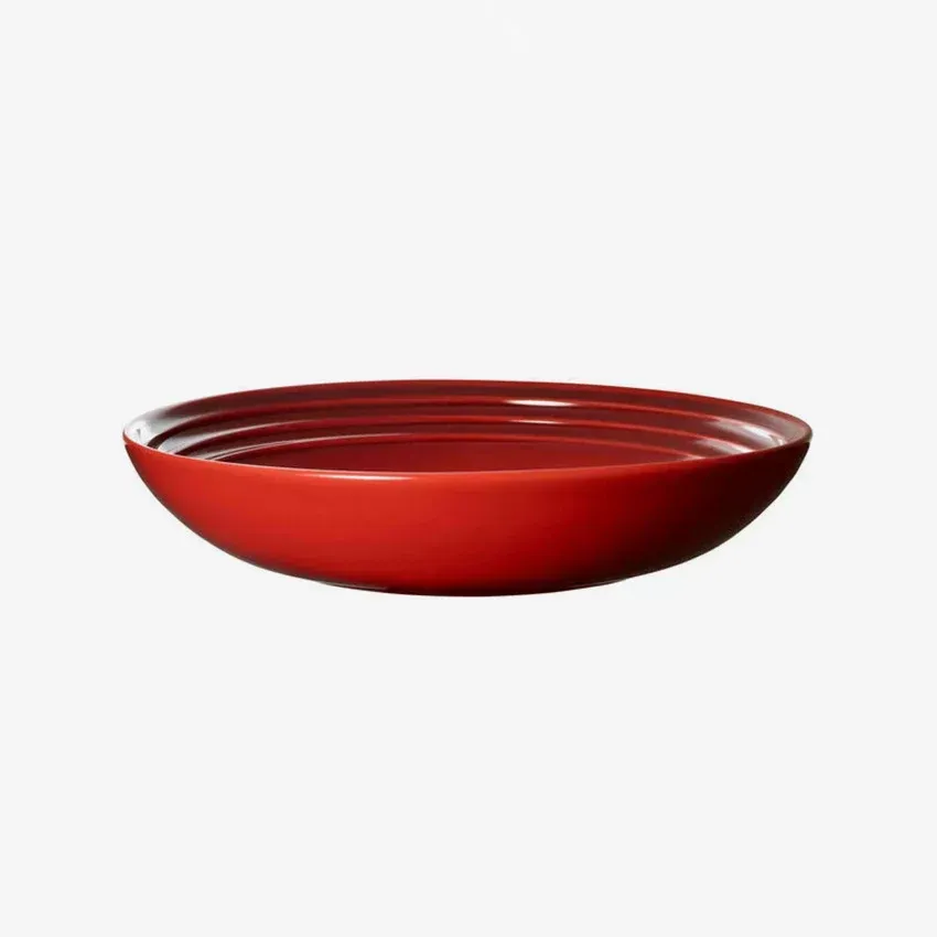 Le Creuset Classic Coupe Pasta Bowls Set of 4, Colour: Cerise