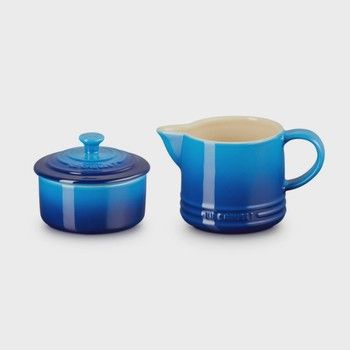 Le Creuset Classic Cream & Sugar Set Blueberry