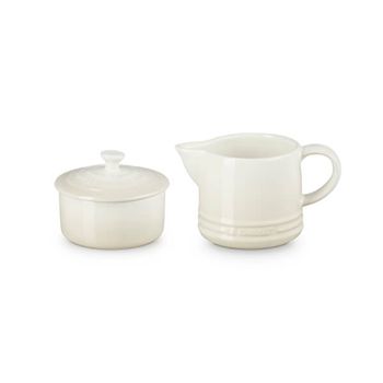 Le Creuset Classic Cream & Sugar Set Meringue
