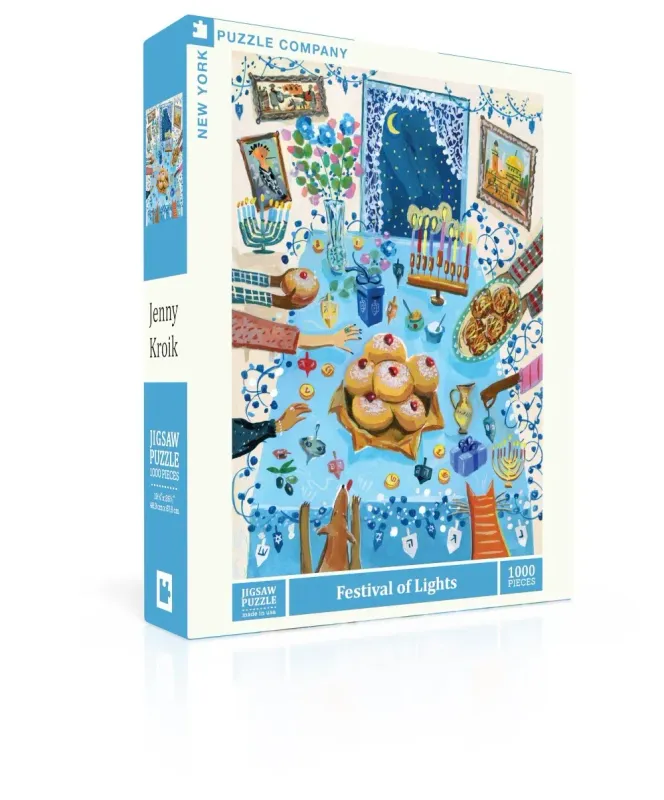 New York Puzzle Co. Festival of Lights Puzzle