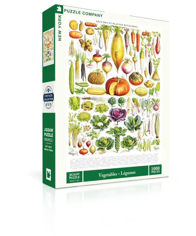 New York Puzzle Co. Vegetables Puzzle