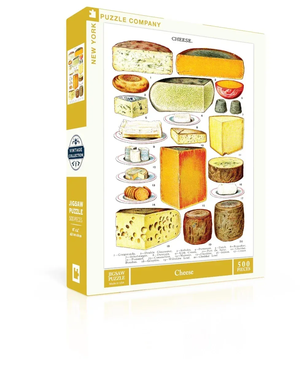 New York Puzzle Co. 15 oz Cheese Mug