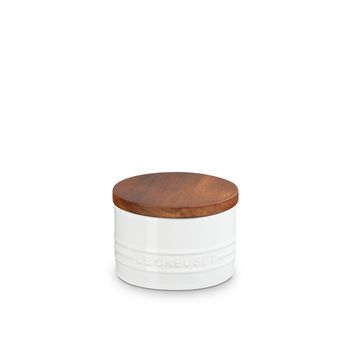 Le Creuset Signature Canister w/Wooden Lid White 200 ml