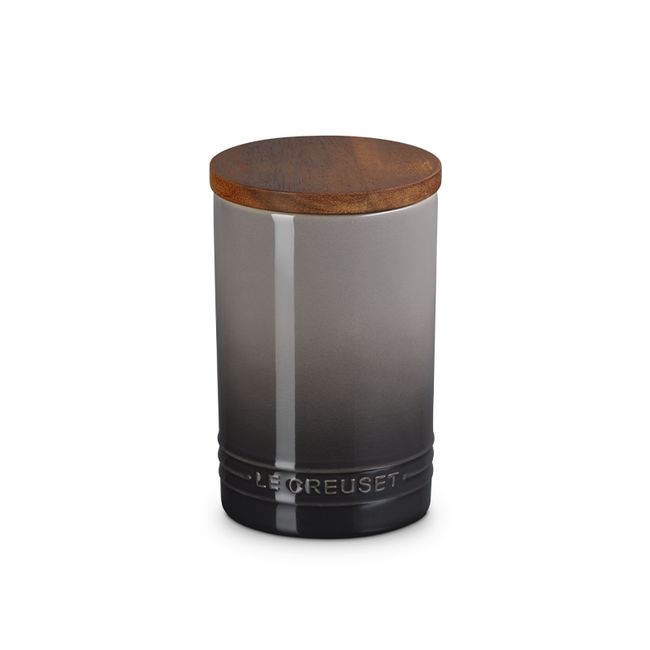 Le Creuset Signature Canister w/Wooden Lid Oyster 770 ml