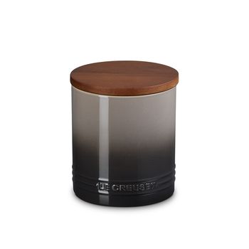 Le Creuset Signature Canister w/Wooden Lid Oyster 1.1 L