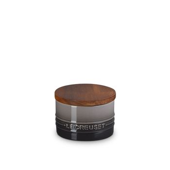 Le Creuset Signature Canister w/Wooden Lid Oyster 200 ml