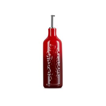 Le Creuset Olive Branch Oil Cruet Cerise