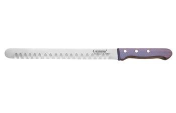Granton Wide Slicer Granton Edge w/Wood Handle 10 inch
